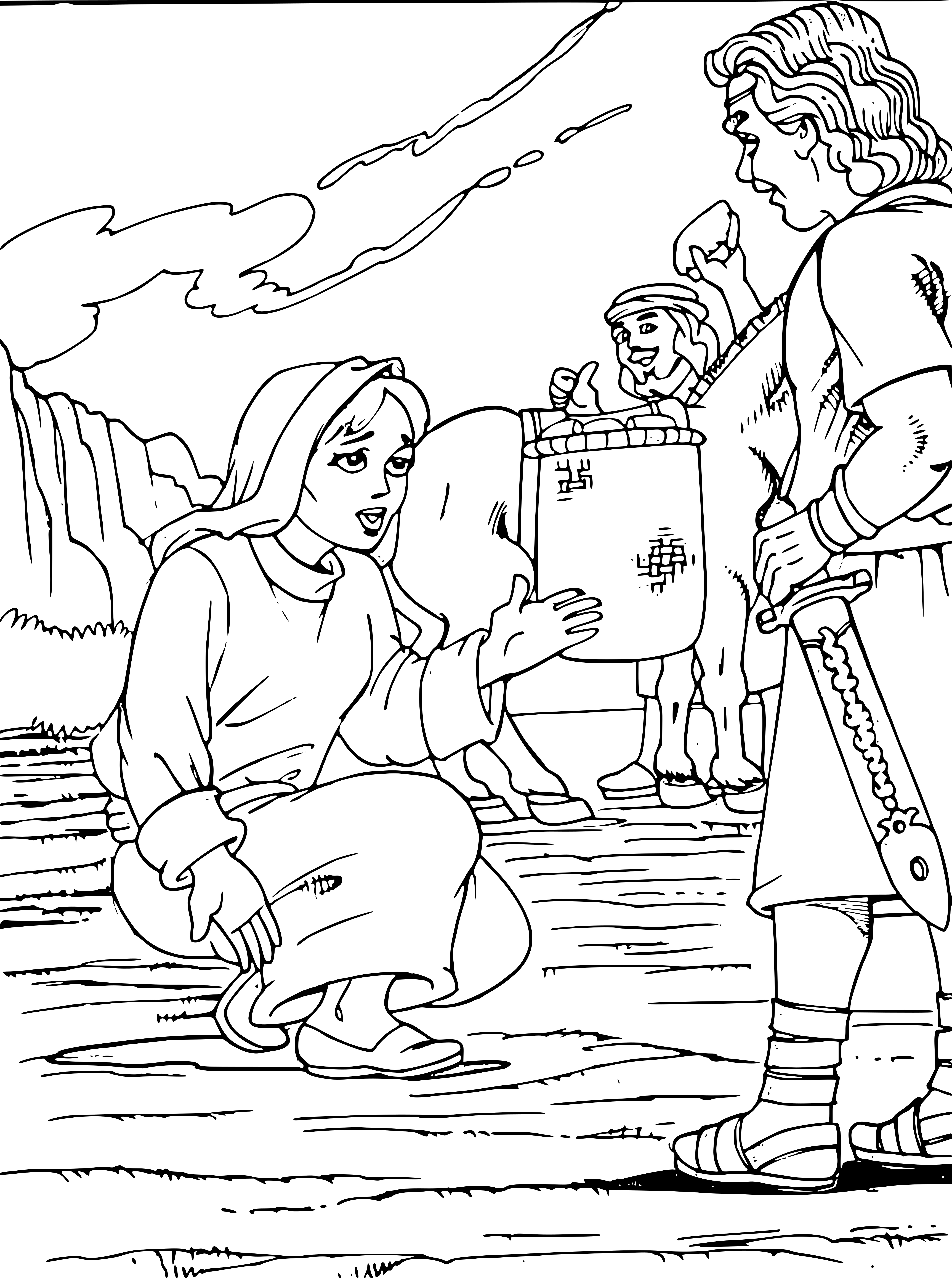 David And Abigail Coloring Page From King David Categ - vrogue.co